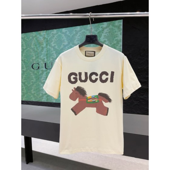 Gucci Early Spring Collection High-Weight Short-Sleeve
